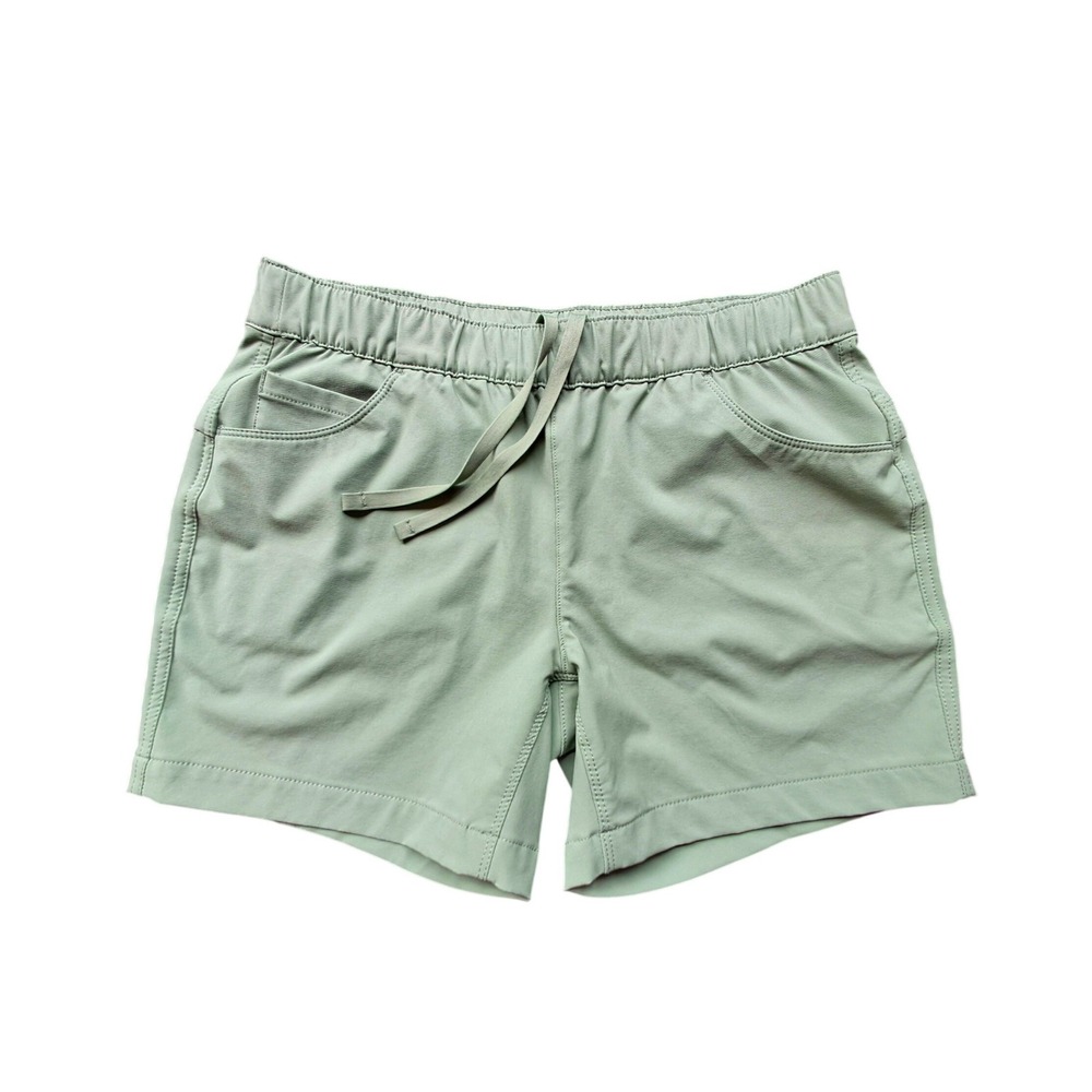 Eddie Bauer Travex Sage Green Hiking Shorts Womens 6 Stretch Drawstring 21151380